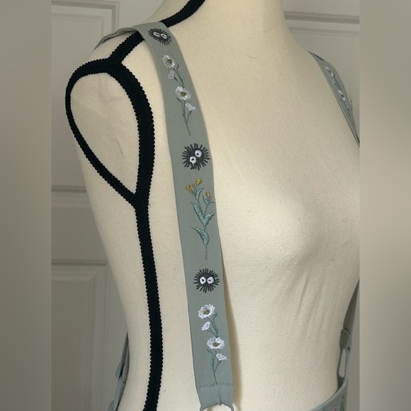 New Her Universe Studio Ghibli My Neighbor Totoro Floral Suspender Skirt sz M - Picture 5 of 11